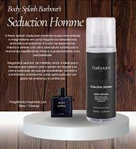 BODY SPLASH BARBOUR'S - Sedution Homme (Noz Moscada, Pimenta Rosa e Sândalo)