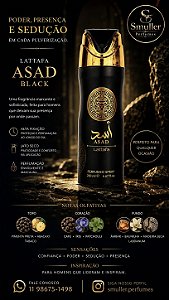BODY SPRAY LATTAFA ASAD BLACK