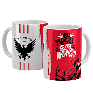 Caneca Eu Nasci Flamengo