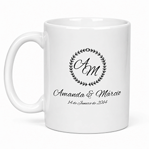 Caneca Personalizada Noivos