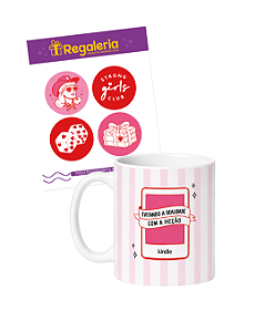 Kit Aesthetic: Caneca + Cartela de Bottons