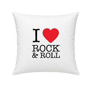 Capa Almofada I Love Rock