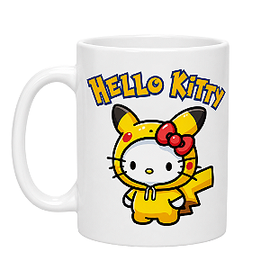 Caneca Hello Kitty Pokémon