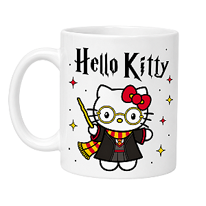 Caneca Hello Kitty Harry Potter