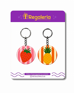Kit Chaveiro Frutas