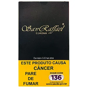 CHARUTO SAN RAFFAEL CHOCOLATE (PRETO) CX C/ 5
