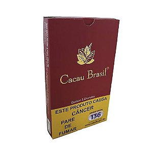 CHARUTO CACAU BRASIL CONHAQUE ( VERMELHO) CX C/ 5