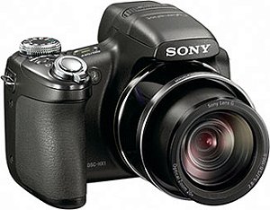 Câmera Sony Cyber-shot DSC-HX1 Semiprofissional 9.1MP Zoom Ótico 20x Full HD 1080 - Usada