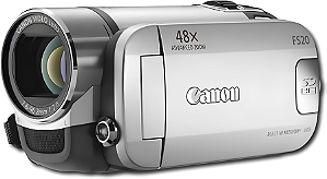 Filmadora Canon FS20 Zoom Avançado 48x Memória Interna 8GB + SDHC - Completa - Usada