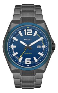 Relógio Oriente Solar Mpss1058 D2gx Preto Preto Azul