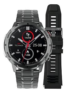 Smartwatch Masculino Technos Connect Troca Pulseira Preto Tsportscab/6f