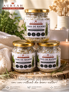 🌿 Sais de Banho Hortelã com Alecrim