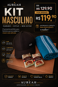 Kit Masculino Cedro com Bergamota