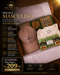 🎁 Megakit Masculino Essência AUREAH