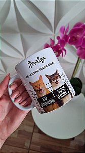 Caneca Divertida para Amiga “Se Julgar Fosse Crime” | Porcelana 325 ml | 1 Unidade – Fenari