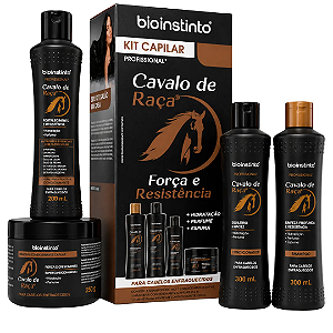 Kit Capilar Profissional Cavalo de Raça - Bio Instinto Cosméticos