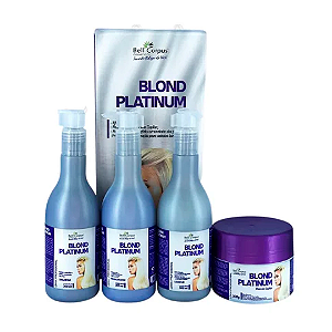 Kit Capilar Blond Platinum 4 Itens - Bell Corpus