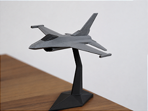 Miniatura Minimalista Caça F-16