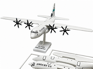 Kit de Montagem Miniatura de Avião Super Hercules C-130J
