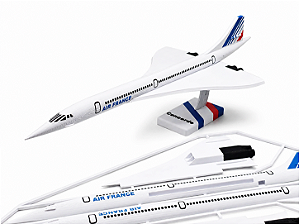 Kit de Montagem Miniatura de Avião Concorde Air France