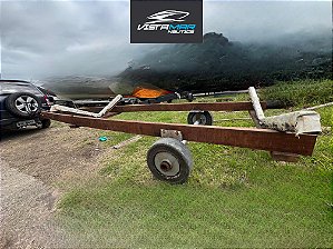 Carreta Rodo-encalhe 2025 para lanchas de 16 à 20 pés