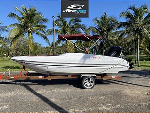 Lancha Real Eagle 18 pés com motor Mercury 4T  2021