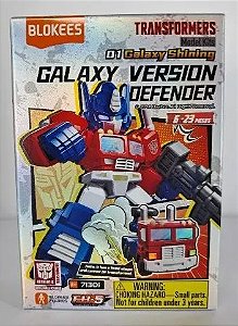 Blokee Transformers Galaxy Version Defender 01 Un Surpresa