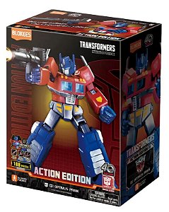 Blokee Optimus Prime G1 Transformers Com Led