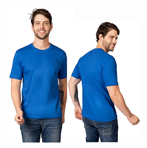 CAMISETA BASICA POLIVISCOSE ANTIPLING AZUL ROYAL