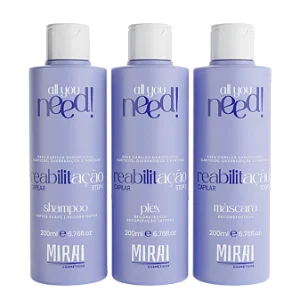 Kit reabilitação S.O.S 3 passos 200ml
