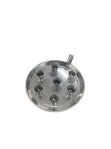 Suporte para 7 Velas Palito em Metal