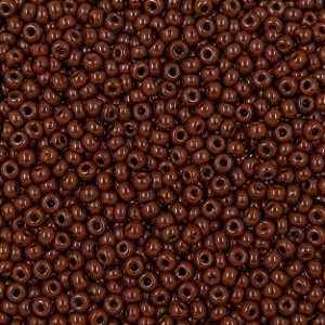 Miçanga Marrom Leitoso 500g