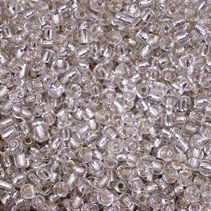 Miçanga Transparente Pacote 500g