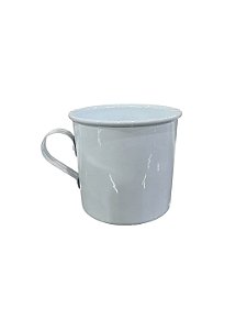 Caneca de Ágata 10cm Branca