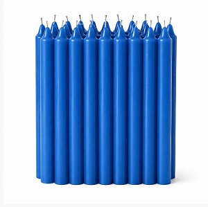 Vela Palito Azul Claro 30 Unidades