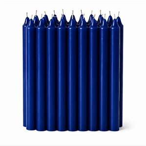 Vela Palito Azul Escuro 15 Unidades