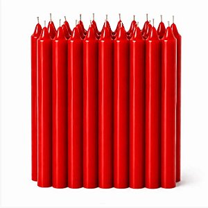 Vela Palito Vermelha 30 Unidades