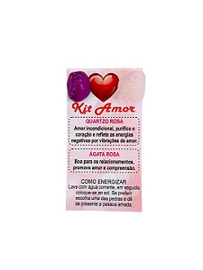 Kit de Pedras Amor