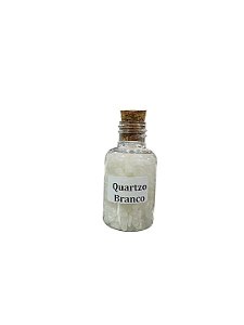 Garrafinha Pedra Quartzo Branco
