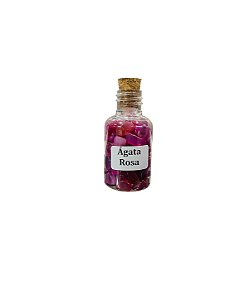 Garrafinha de Pedra Ágata Rosa