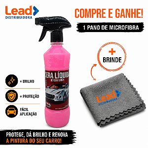 Cera Automotiva Spray Com Carnaúba Líquida Mil Milhas 500ml Alto Brilho Proteção Pintura Carros E Motos Envio Imediato