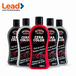 Cera Color com carnaúba Mil Milhas automotiva 200 ml para carros e motos – realça a cor, proteção e brilho intenso