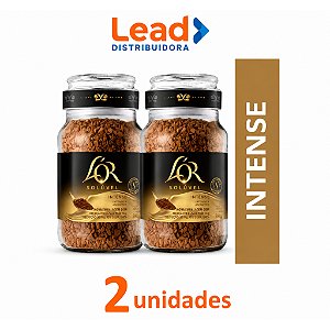 Kit 2 unidades Café Solúvel LOR Intense 84g original sabor intenso e aromático - envio imediato