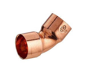 Cotovelo Cobre 45° sem solda (Veja Milímetros Nas Variações)