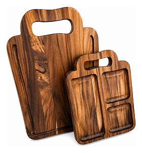 Kit Ácasi Reserva com Tábua e Petisqueira Personalizada
