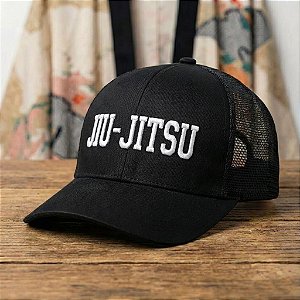Boné Trucker Artes Marciais Jiu-Jitsu Judô Karatê Aba Curva