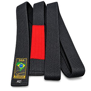 Faixa Jiu Jitsu Sequência Premium 9 Costuras Reforçadas 100% Algodão Adulto (A0 ao A6)