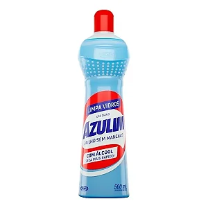 Limpa Vidros Azulim 500ml com Álcool