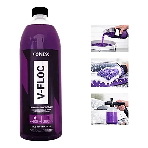 V-FLOC 1,5 LITROS VONIXX SHAMPOO LAVA AUTOS PH NEUTRO CONCENTRADO AUTOMOTIVO ALTA PERFORMANCE