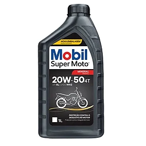 MOBIL 4T 20W50 Óleo Lubrificante Para Motores 4 Tempos